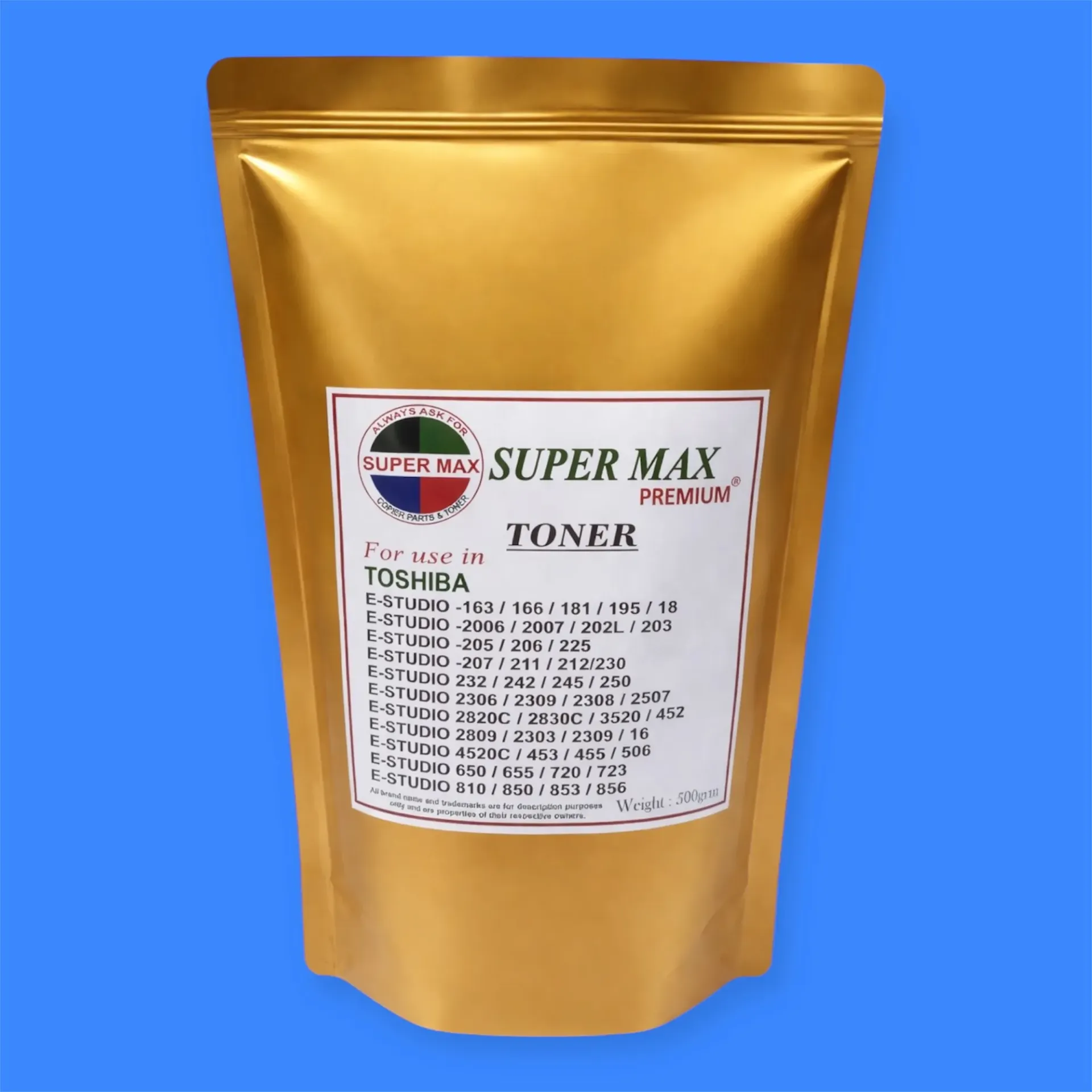 TOSHIBA TONER 500G [GOLD] (E STUDIO-2006)