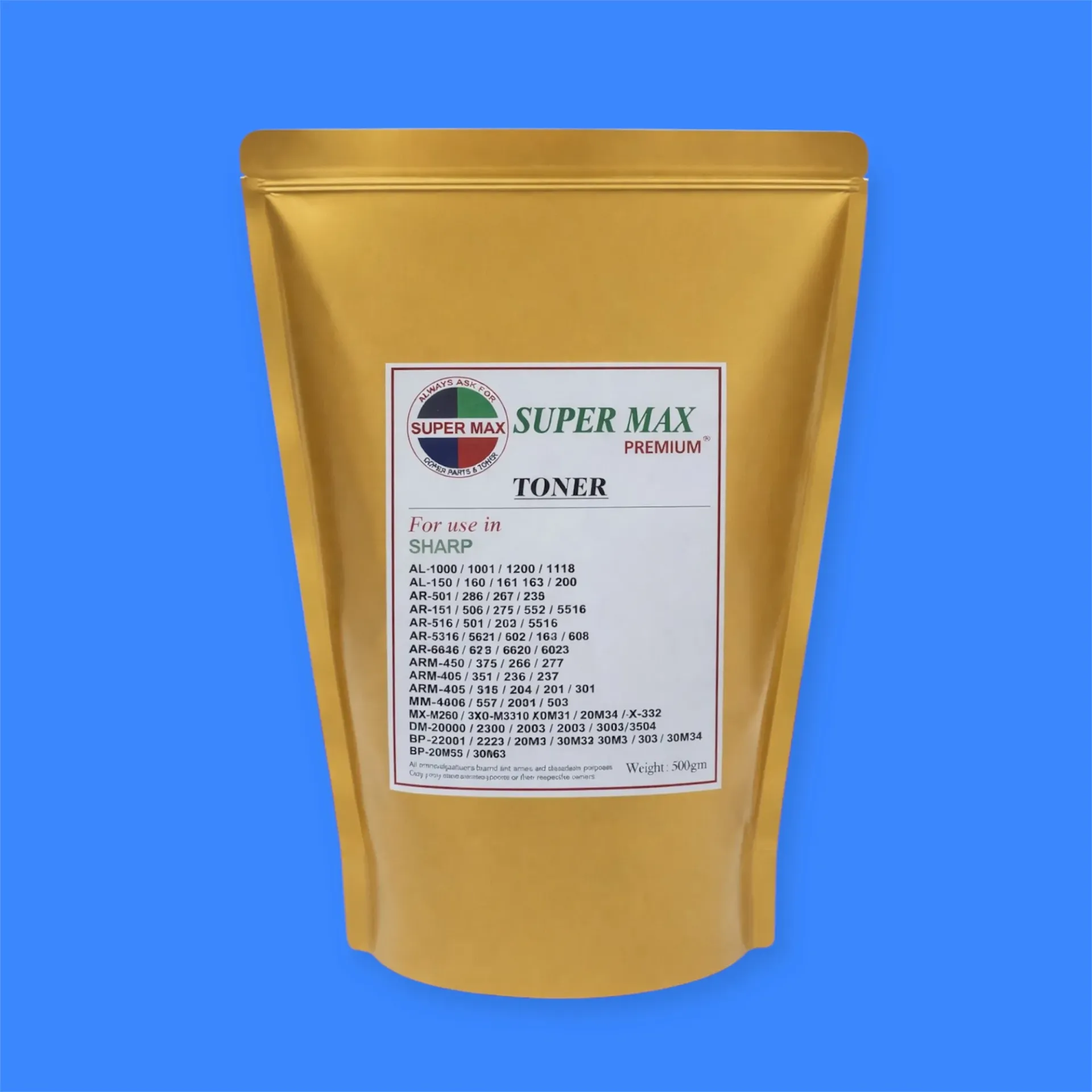 SHARP TONER 500G [ GOLD] (AL 1000)