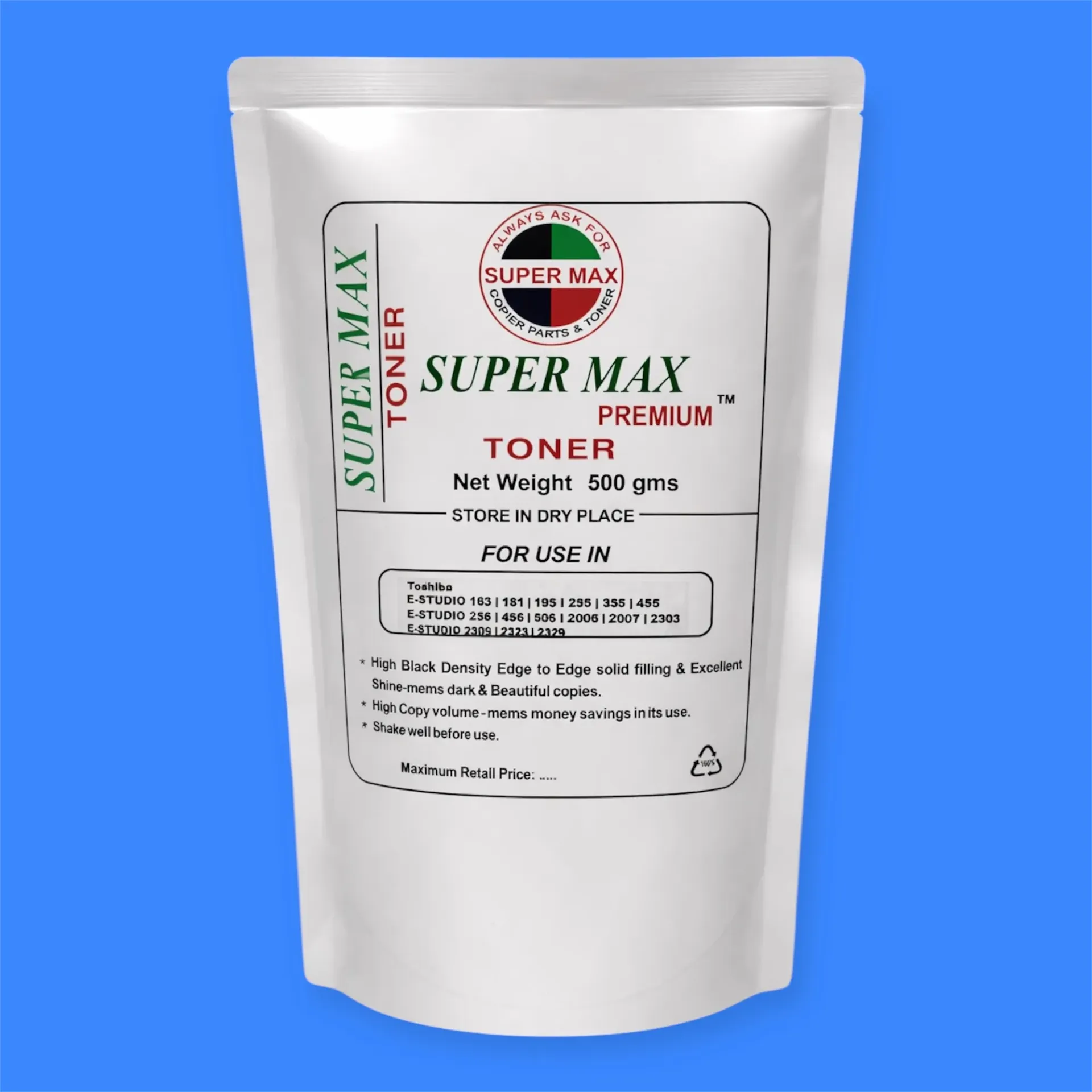 SHARP TONER 500G - SUPER MAX PREMIUM