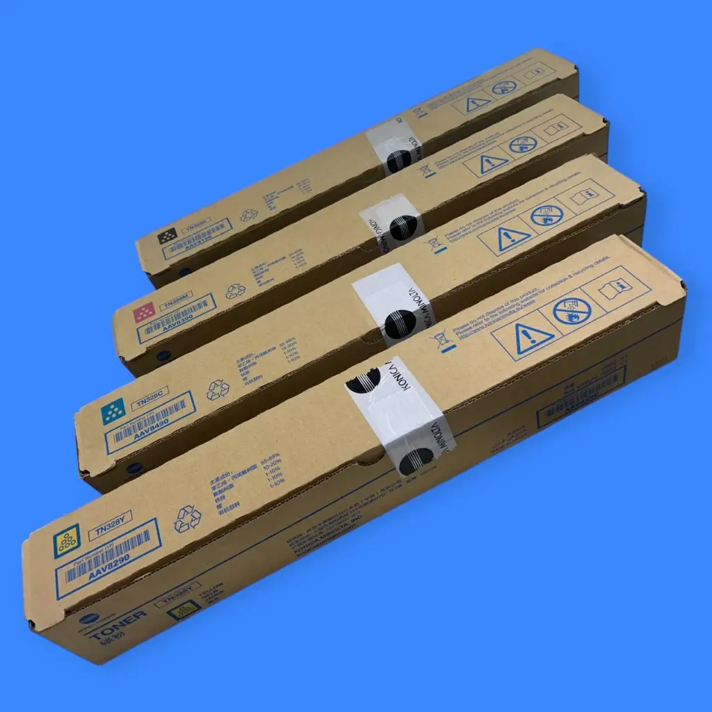 KONICA TN 328 CMYK - ORIGINAL SET OF 4