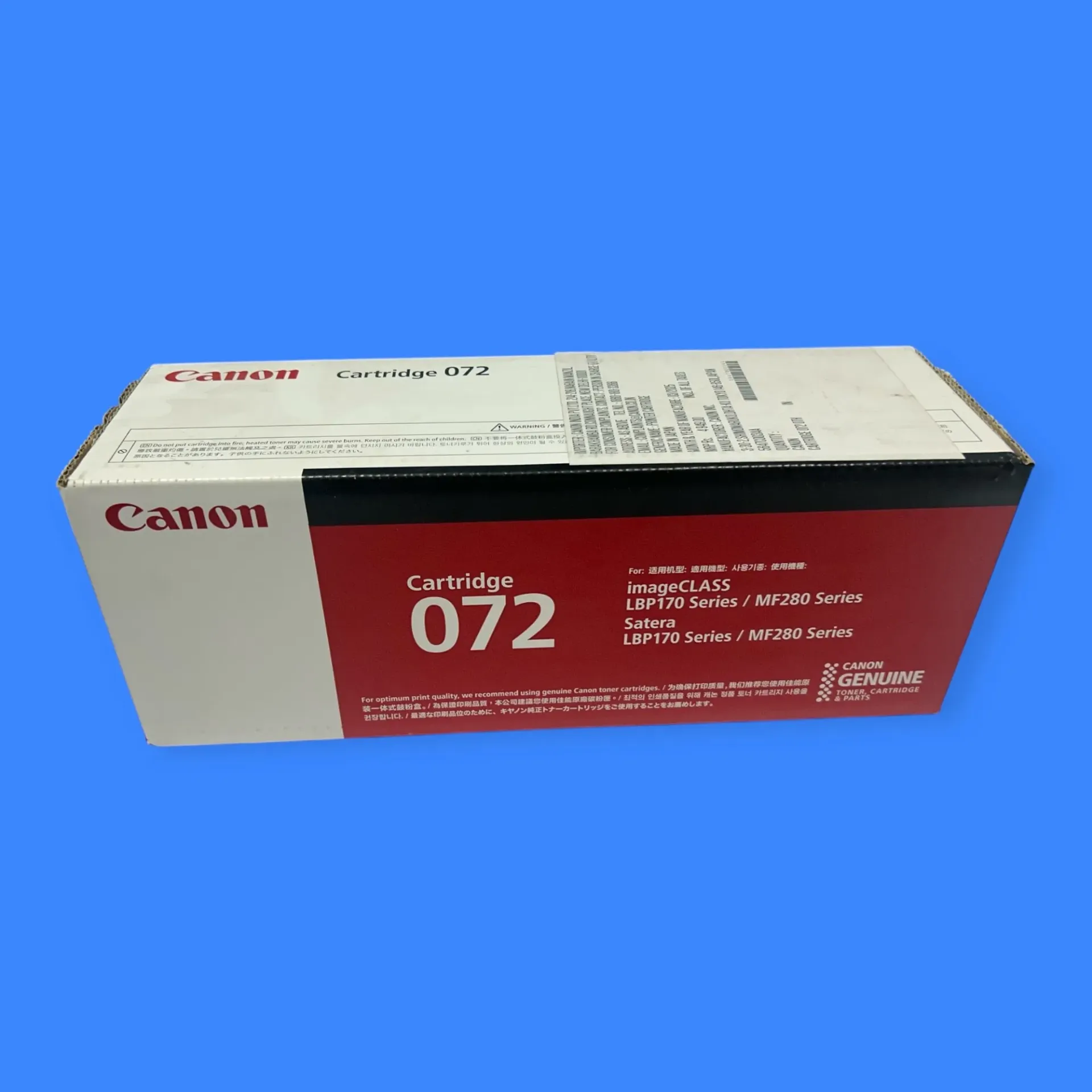 072 TONER CARTRIDGE - ORIGINAL (imageCLASS MF284dw)
