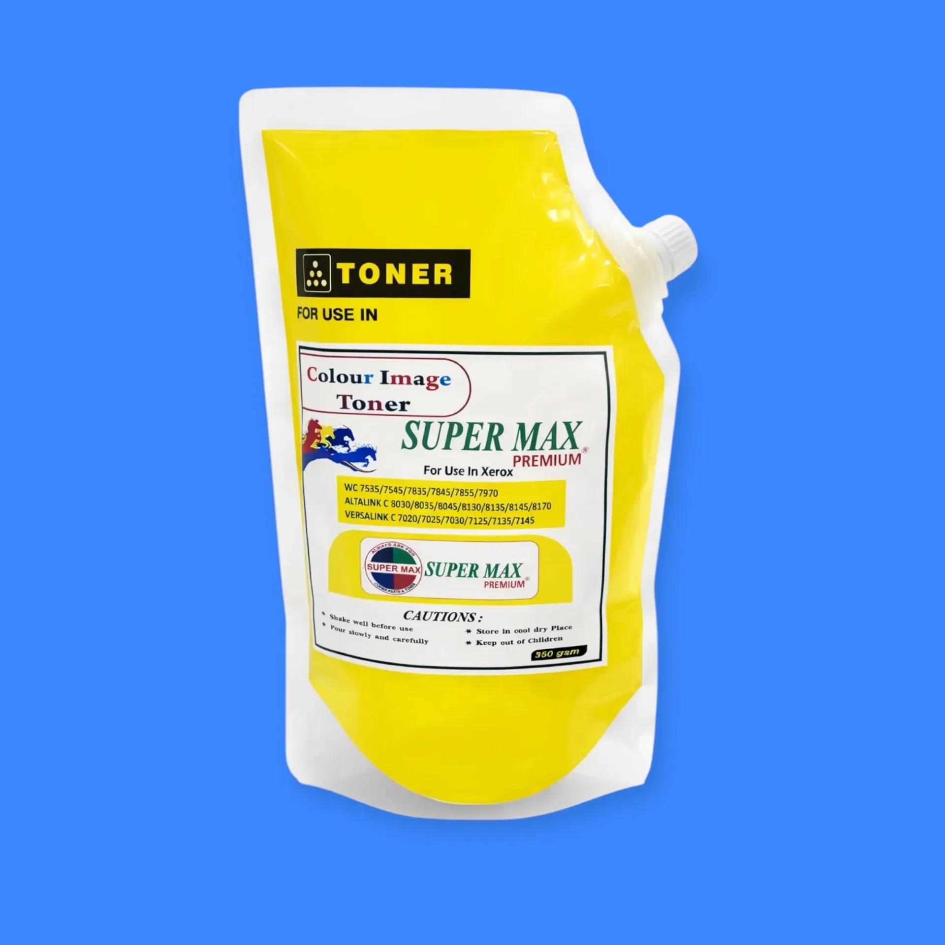 WC 7535 TONER-SUPER MAX PREMIUM-350G-YELLOW (WorkCentre 7965)