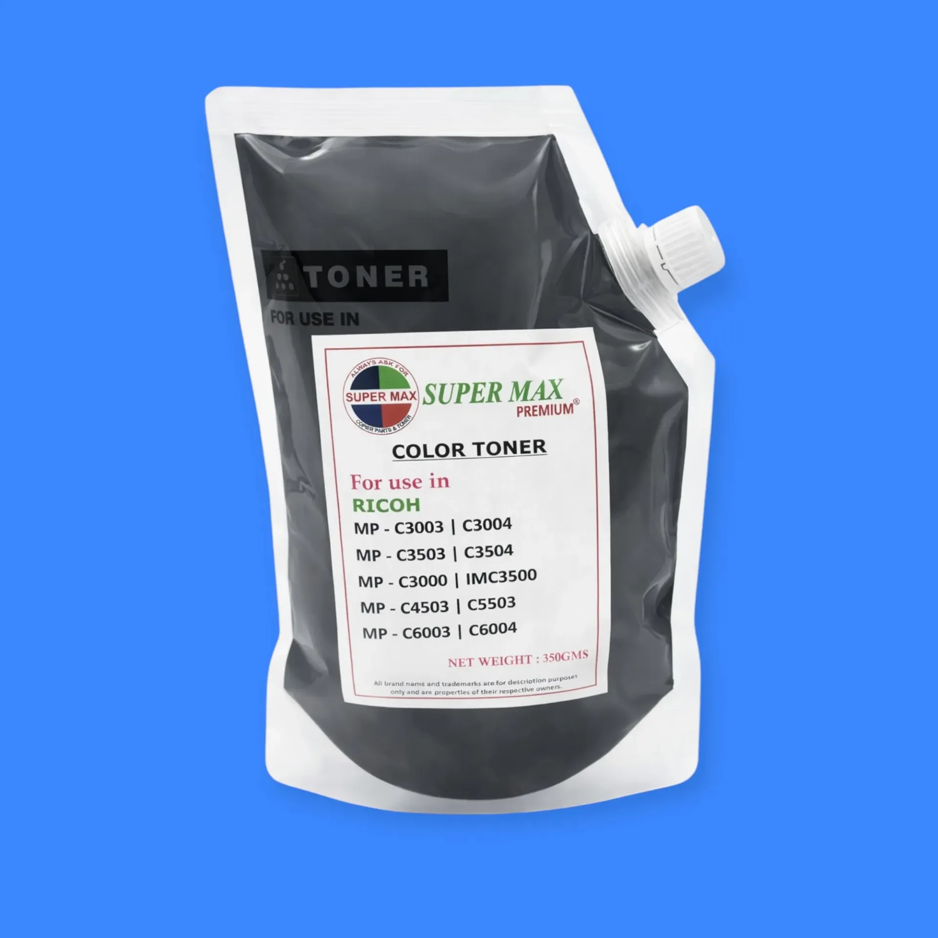 RICOH MP C3003/4504 COLOR TONER-BLACK-350G (IM C2000)