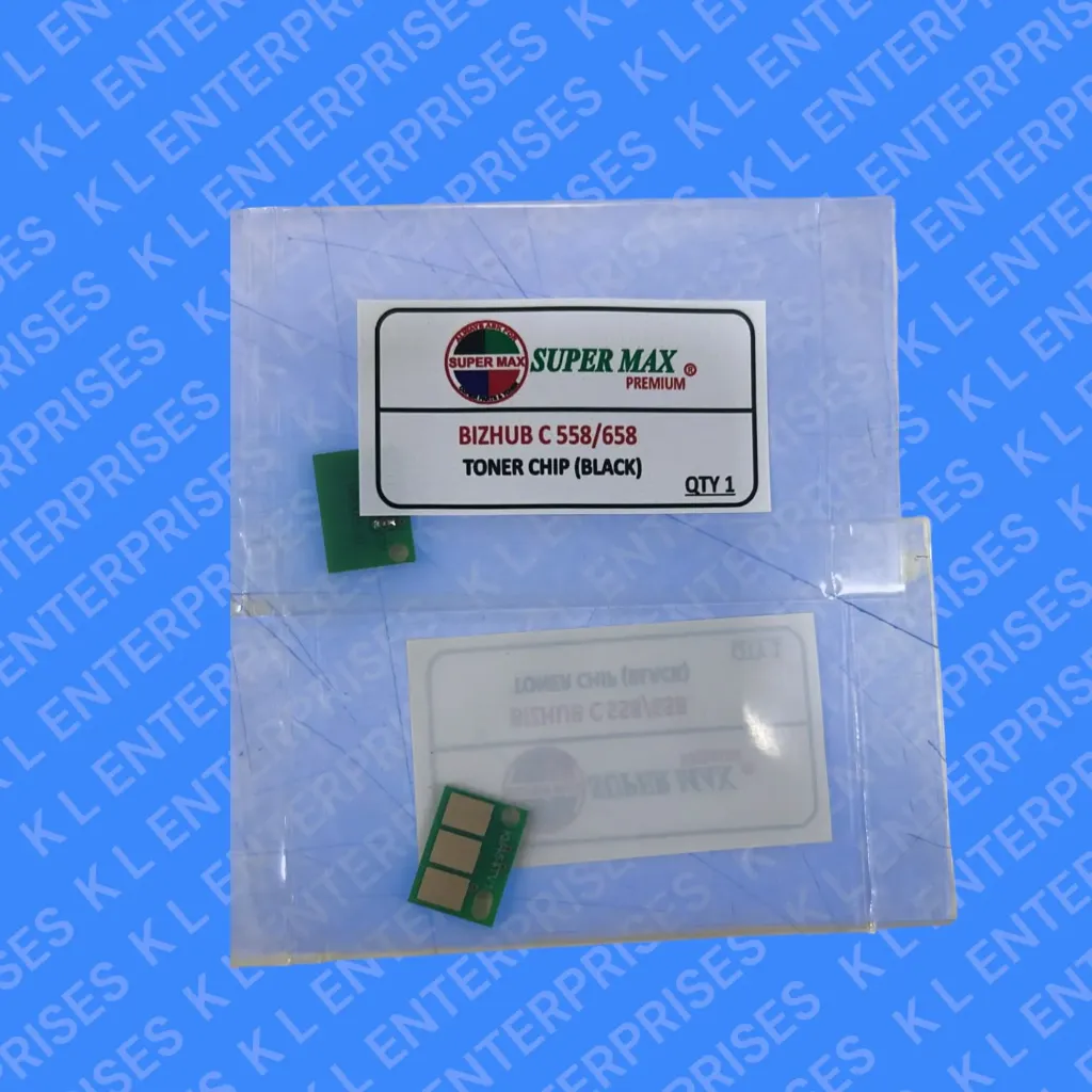 CHIP - KONICA MINOLTA BIZHUB C558/658 TONER CHIP BLACK