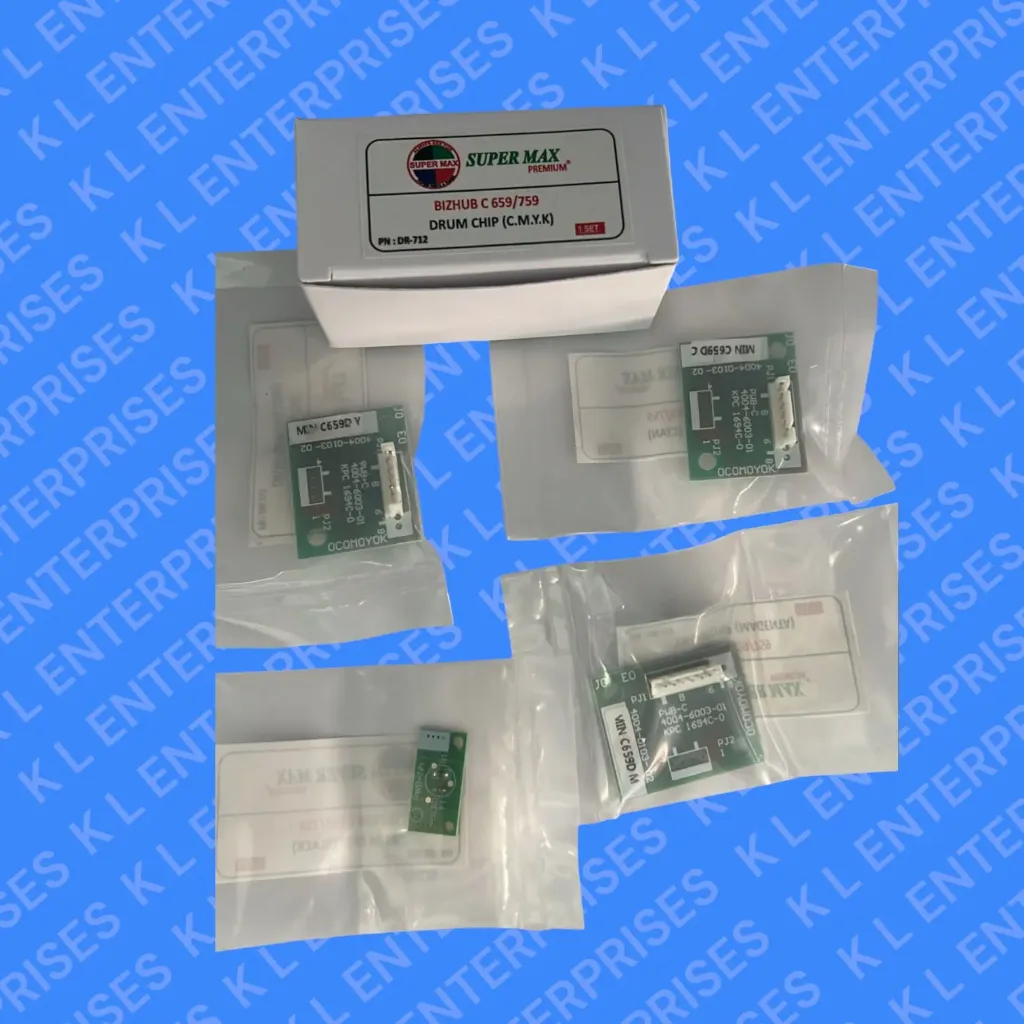 CHIP - KONICA MINOLTA BIZHUB C659/ C759 DRUM CHIP (CMYK)