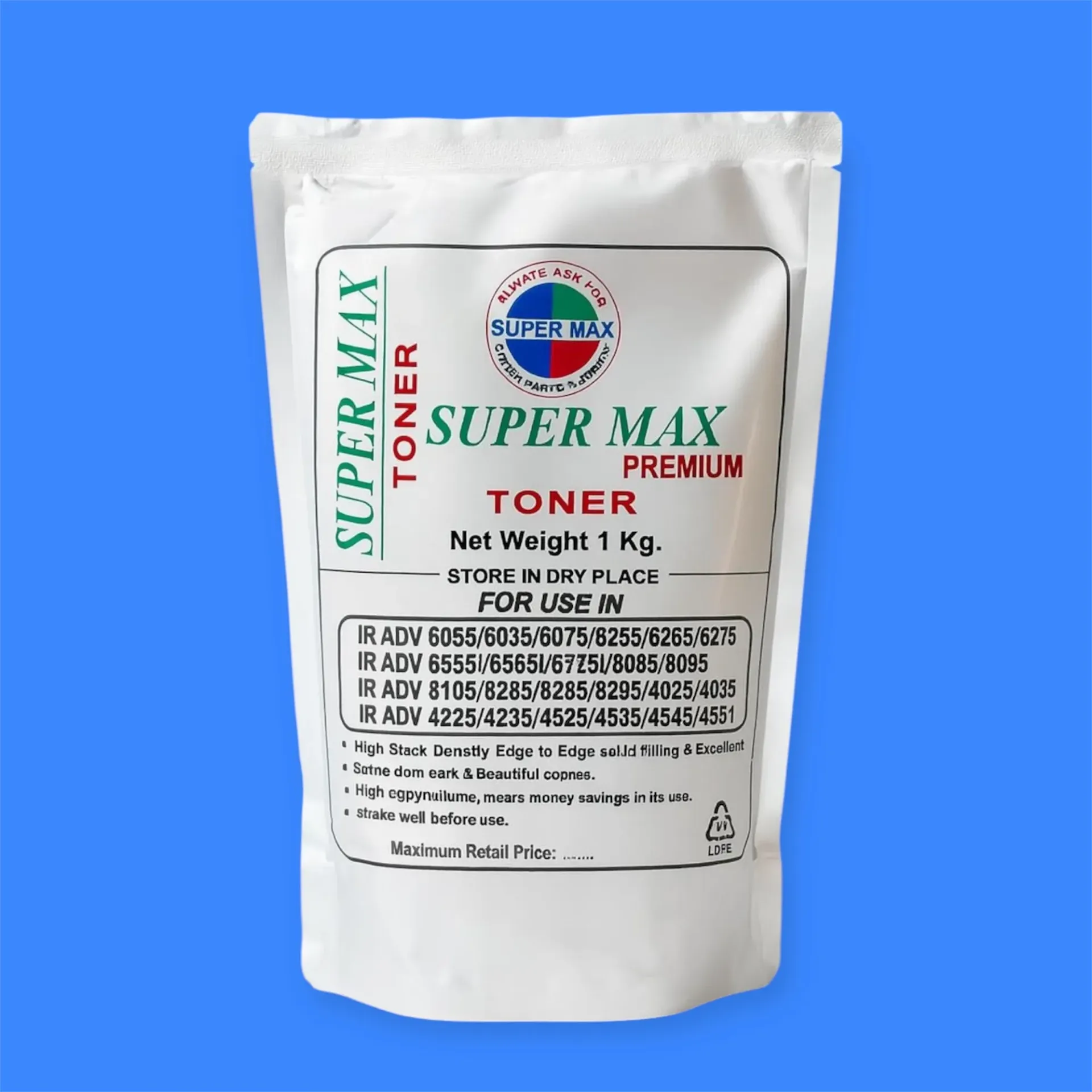 IR ADVANCE TONER 1000G- SUPER MAX (IR ADVANCE 8085)